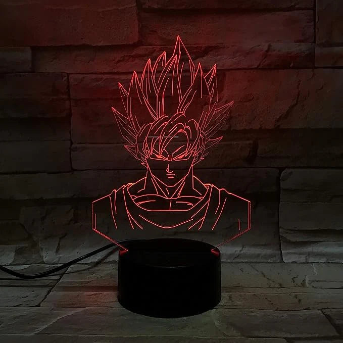 DragonBall, Goku, LámparaLED, Decoración, Anime, Casa, Regalo, Coleccionables, Fanáticos, Iluminación, Hogar, Tributo, Saiyan, CompraOnline, EnvíosRápidos, AkiraToriyama