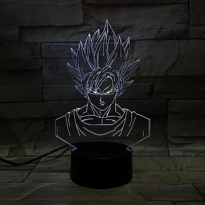 DragonBall, Goku, LámparaLED, Decoración, Anime, Casa, Regalo, Coleccionables, Fanáticos, Iluminación, Hogar, Tributo, Saiyan, CompraOnline, EnvíosRápidos, AkiraToriyama