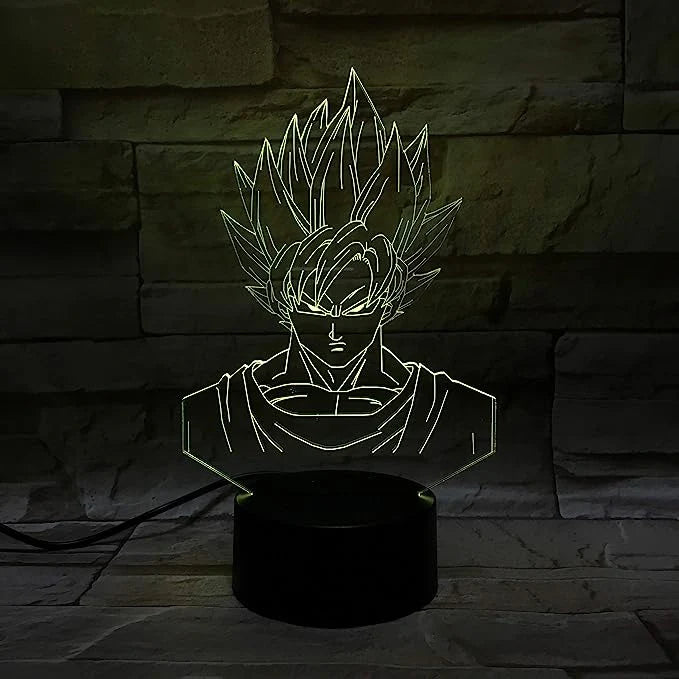 DragonBall, Goku, LámparaLED, Decoración, Anime, Casa, Regalo, Coleccionables, Fanáticos, Iluminación, Hogar, Tributo, Saiyan, CompraOnline, EnvíosRápidos, AkiraToriyama