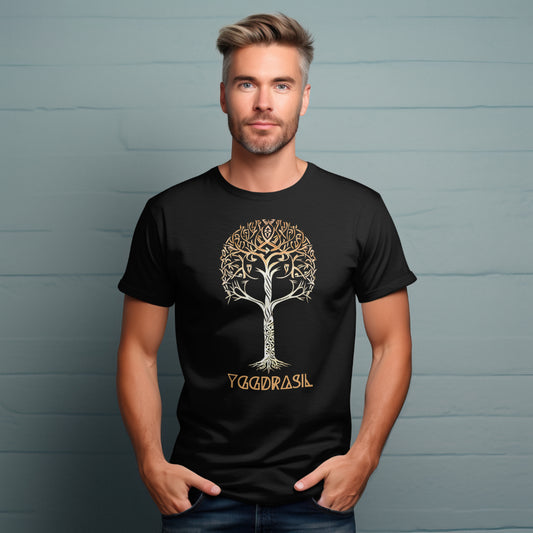 Camiseta Yggdrasil, Camiseta Árbol de la Vida, Camiseta Mitología Nórdica, Camiseta Diseño Yggdrasil, Camiseta Rúnica, Camiseta Espiritual Yggdrasil, Camiseta Simbolismo Nórdico, Camiseta Mística, Camiseta Riqueza Cultural, Camiseta Arte Nórdico, Camiseta Universo Yggdrasil, Camiseta Leyenda Escandinava, Camiseta Emblema Yggdrasil