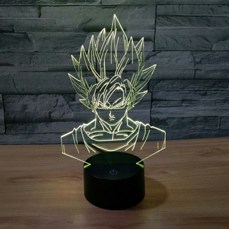 DragonBall, Goku, LámparaLED, Decoración, Anime, Casa, Regalo, Coleccionables, Fanáticos, Iluminación, Hogar, Tributo, Saiyan, CompraOnline, EnvíosRápidos, AkiraToriyama