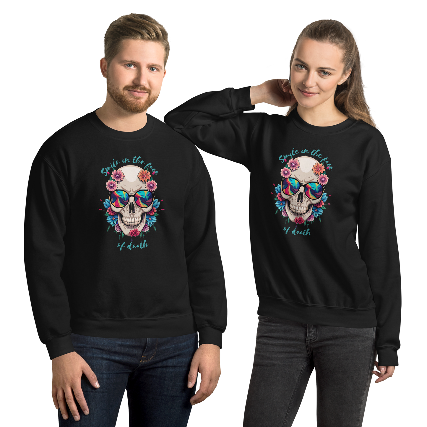 Ante la muerte sonríe Sudadera unisex