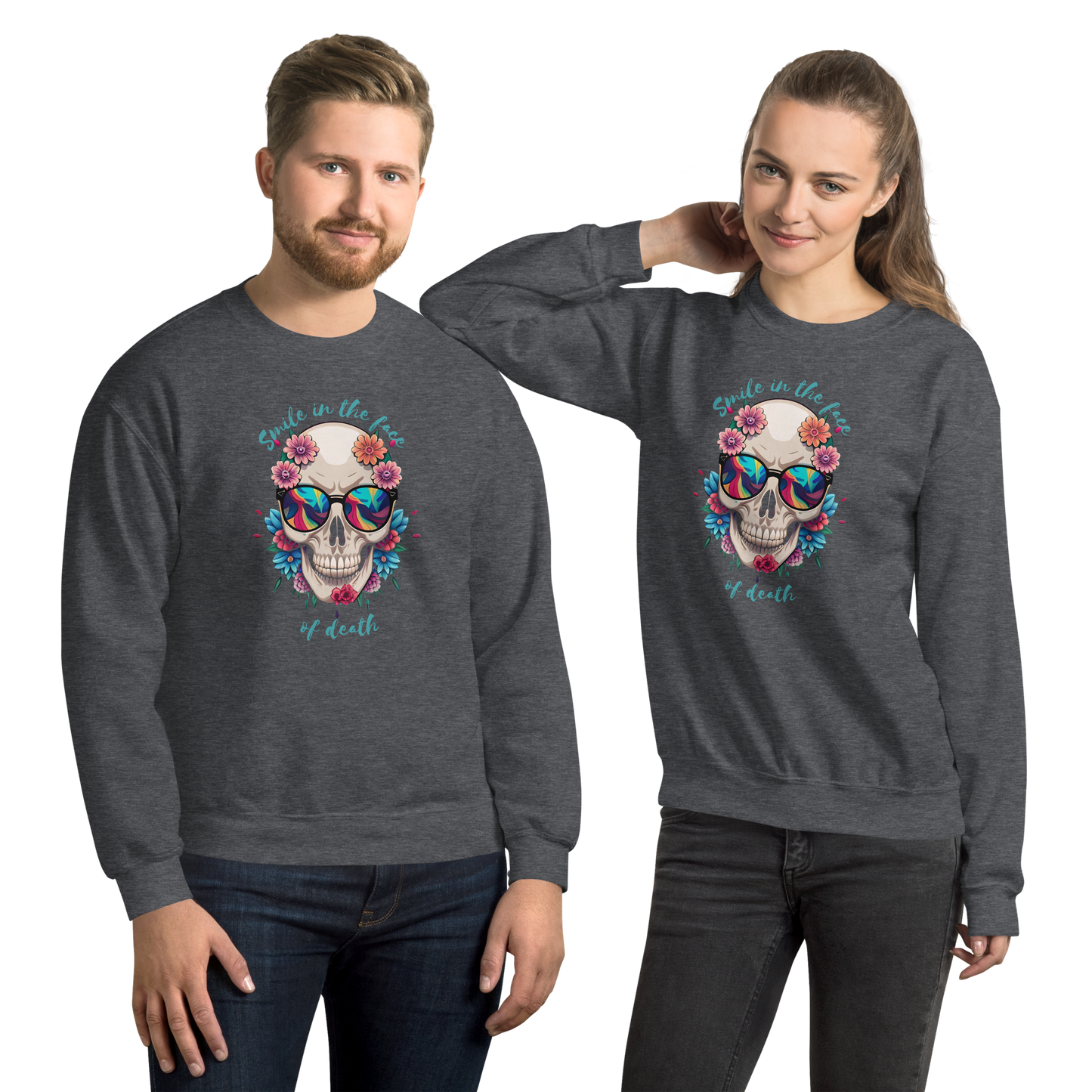 Ante la muerte sonríe Sudadera unisex