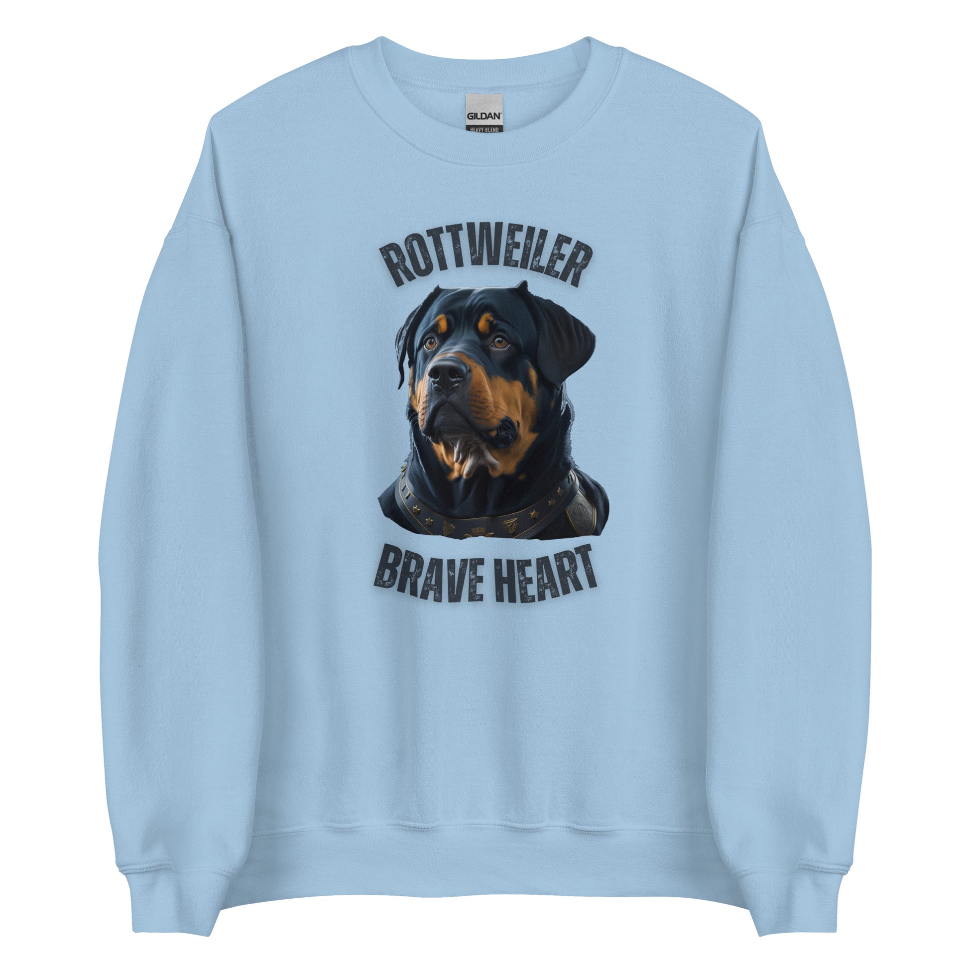 Sudadera, Rottweiler, Brave Heart, Perro, Moda canina, Estilo audaz, Diseño de animal, Protector, Fuerza, Lealtad, Moda urbana, Ropa de declaración, Mascota, Moda callejera, Estampado de perro, Sudadera con diseño, Mensaje potente, Estilo único, Atuendo con actitud, Ropa de declaración