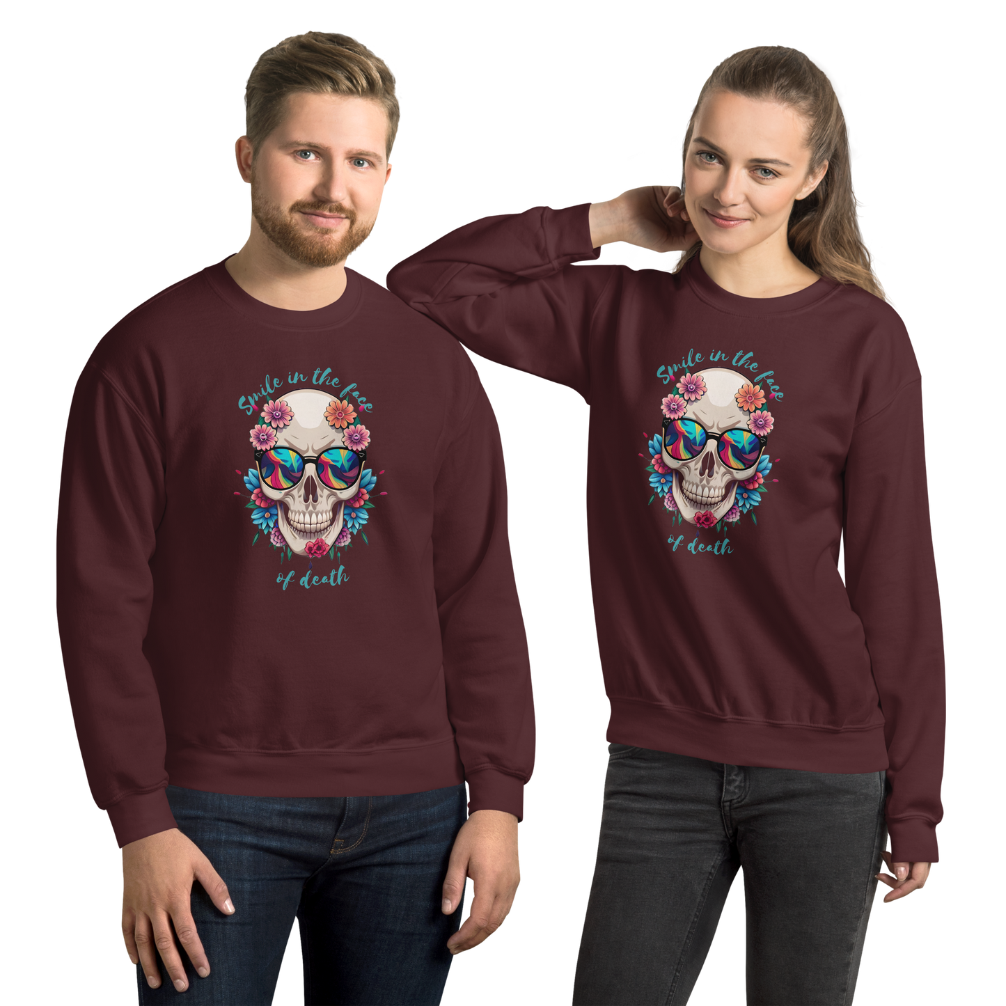 Ante la muerte sonríe Sudadera unisex