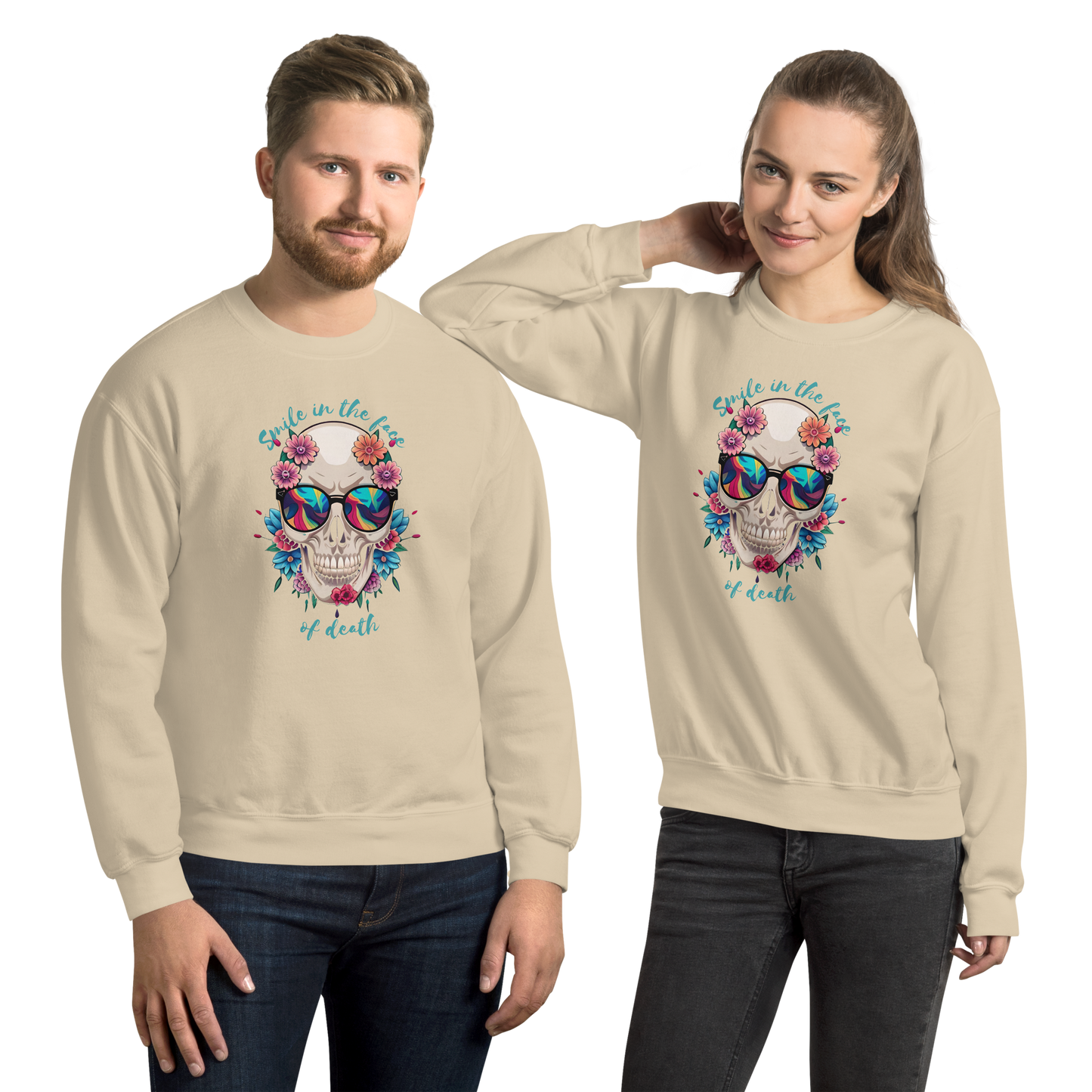 Ante la muerte sonríe Sudadera unisex