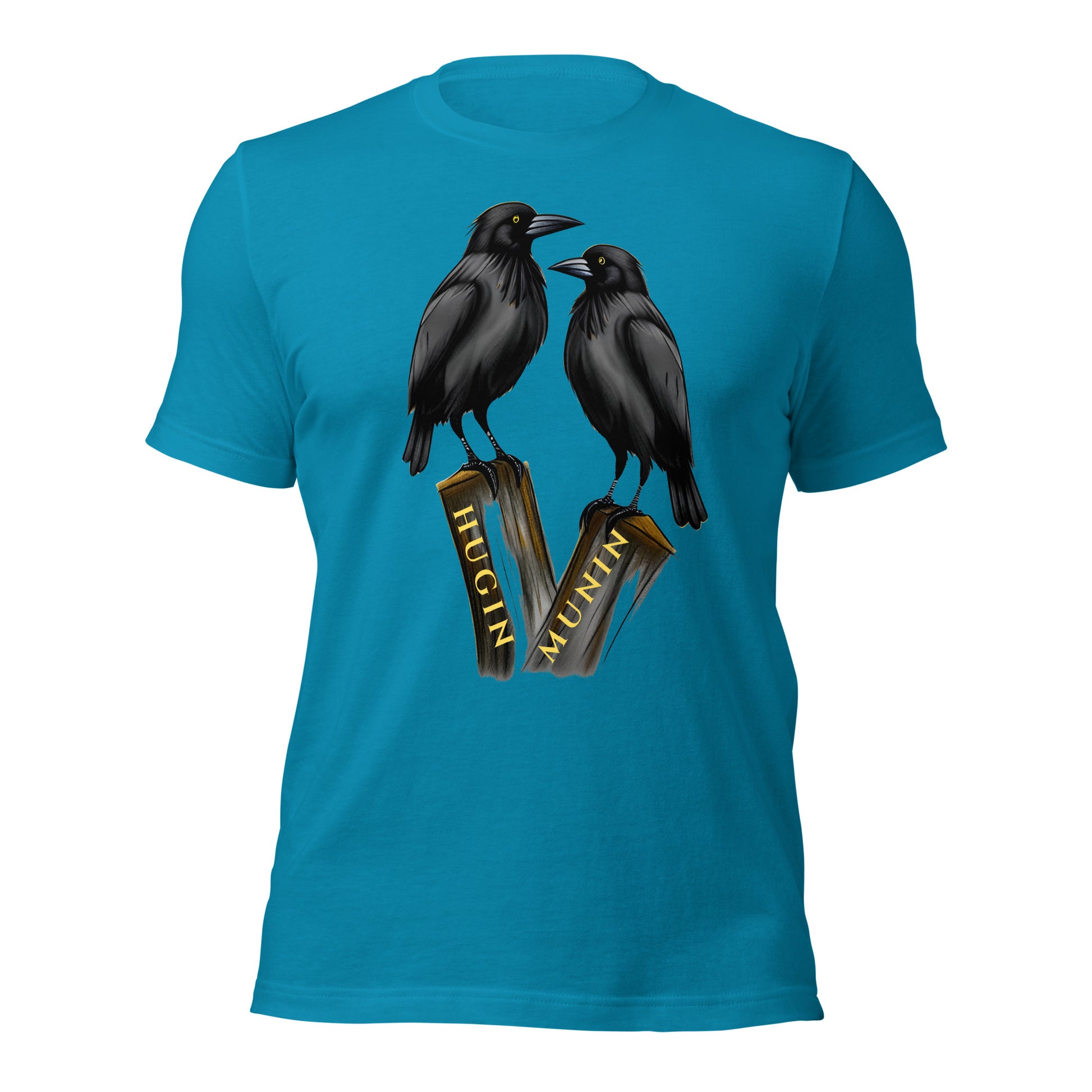 Camiseta, Cuervos, Hugin y Munin, Mitología nórdica, Odin, Diseño de cuervos, Estampado de animales, Moda temática, Leyenda nórdica, Atuendo con estilo, Moda mitológica, Ropa casual, Estilo único, Ropa de declaración, Moda urbana, Diseño de camiseta, Estampado de aves, Mensaje simbólico, Estilo escandinavo, Moda inspirada en la mitología