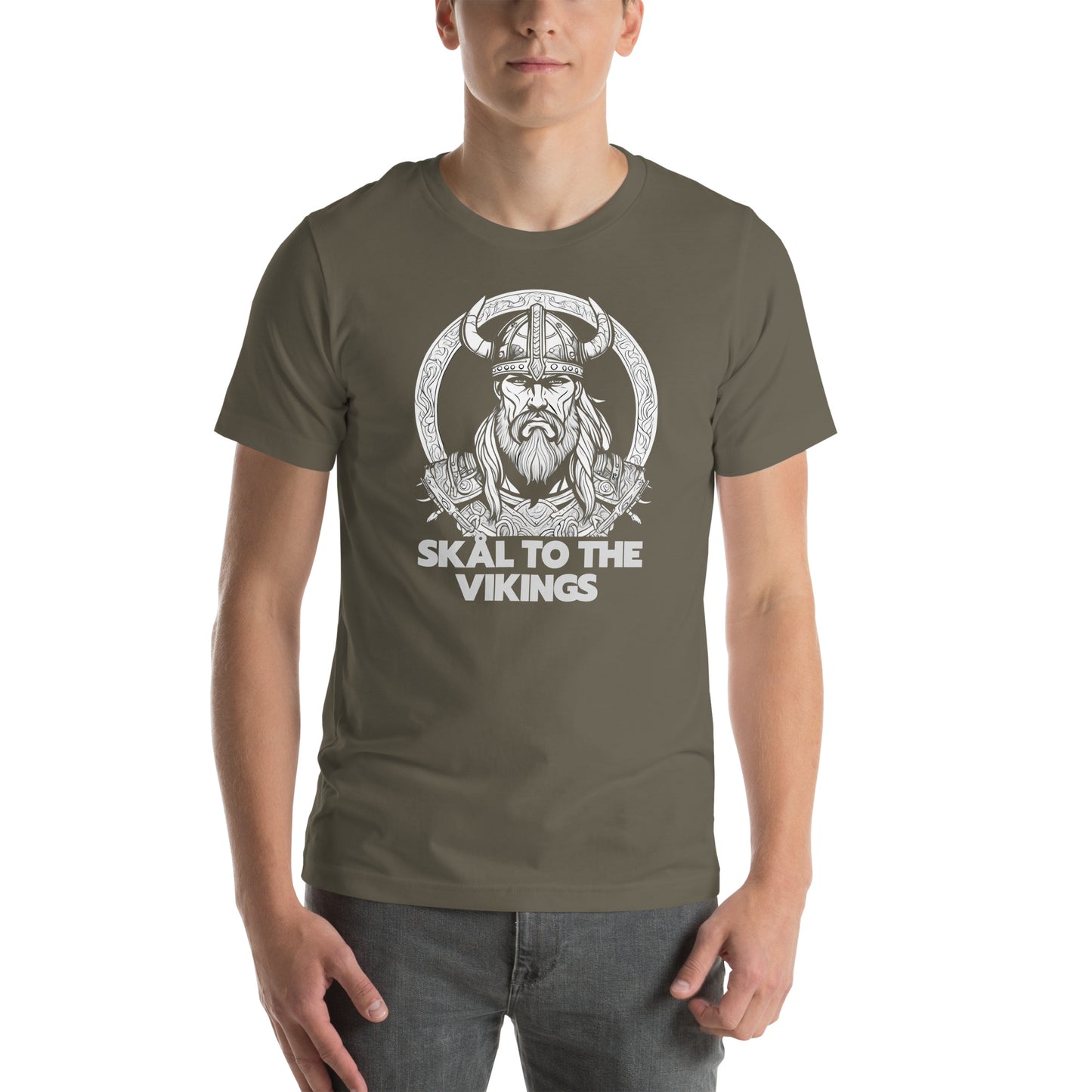 Skål to the vikings Camiseta de manga corta unisex