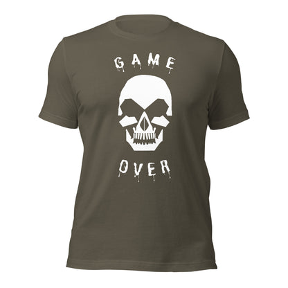 CALAVERA GAME OVER Unisex Short Sleeve T-Shirt