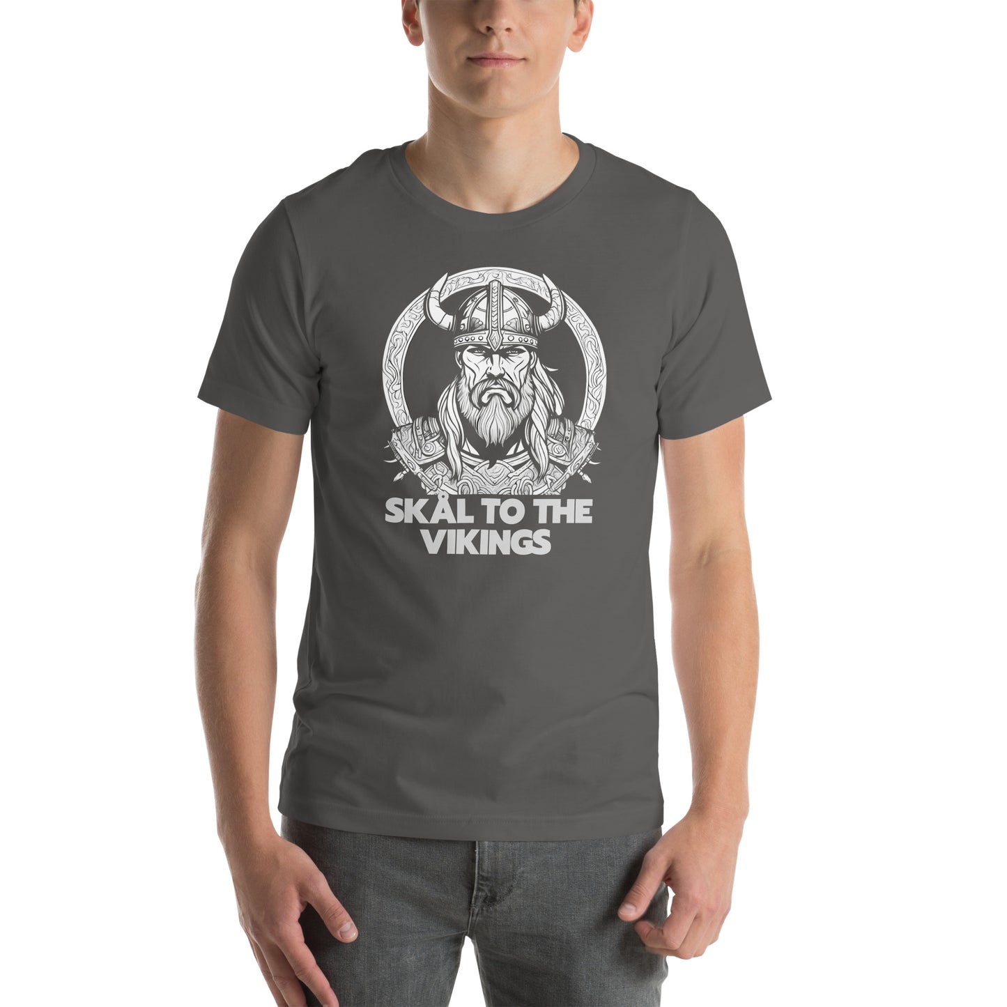 Skål to the vikings Camiseta de manga corta unisex