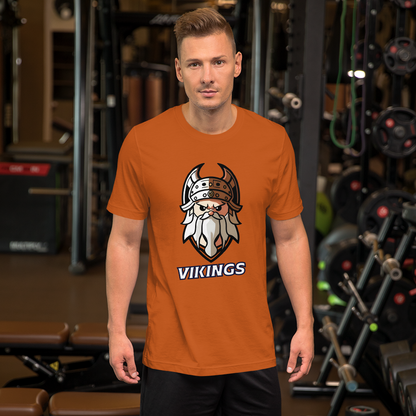 Camiseta, Vikingo, Diseño de camiseta, Moda nórdica, Estilo vikingo, Ropa temática, Moda guerrera, Atuendo con actitud, Diseño de vikingo, Ropa casual, Estampado de guerrero, Moda urbana, Ropa de declaración, Estilo distintivo, Diseño creativo, Ropa de vikingo, Atuendo inspirado, Moda expresiva, Streetwear, Moda original