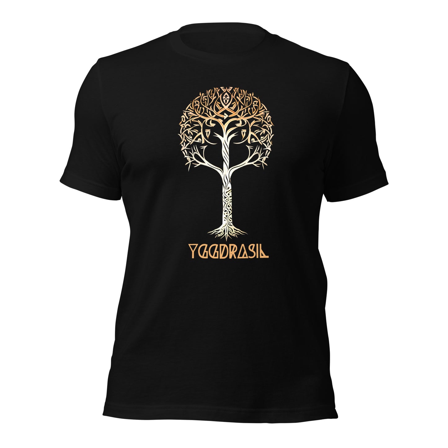 Árbol, Yggdrasil, Vida eterna, Sabiduría, Renacimiento, Raíces y ramas, Nueve mundos, Mundos, Moda mitológica, Mitología nórdica, Misterio, Leyenda, Historia nórdica, Espiritualidad, Conexión cósmica, Camiseta