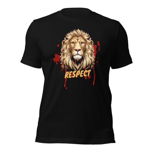 Camiseta Respeto al León: Estilo Salvaje