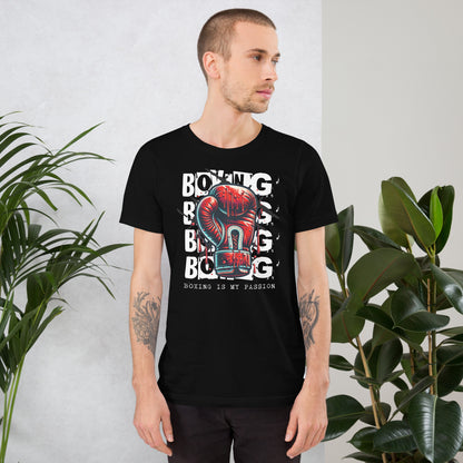 Pasión por el boxeo, Amor al boxeo, Guante de boxeo, Boxeo es vida, Camisa de boxeo, Boxeo en el corazón, Fanático del boxeo, Boxeo y estilo, Ropa de boxeo, Camisa de guante, Pasión por el ring, Camiseta de deportista, Boxeo para siempre, Guantes de boxeo, Para amantes del boxeo