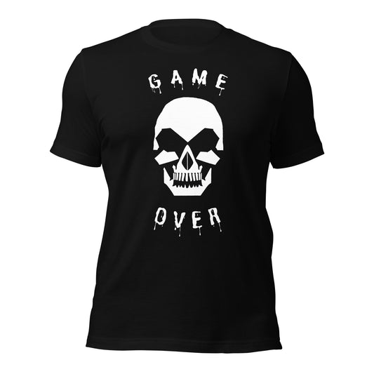 CALAVERA GAME OVER Unisex Short Sleeve T-Shirt