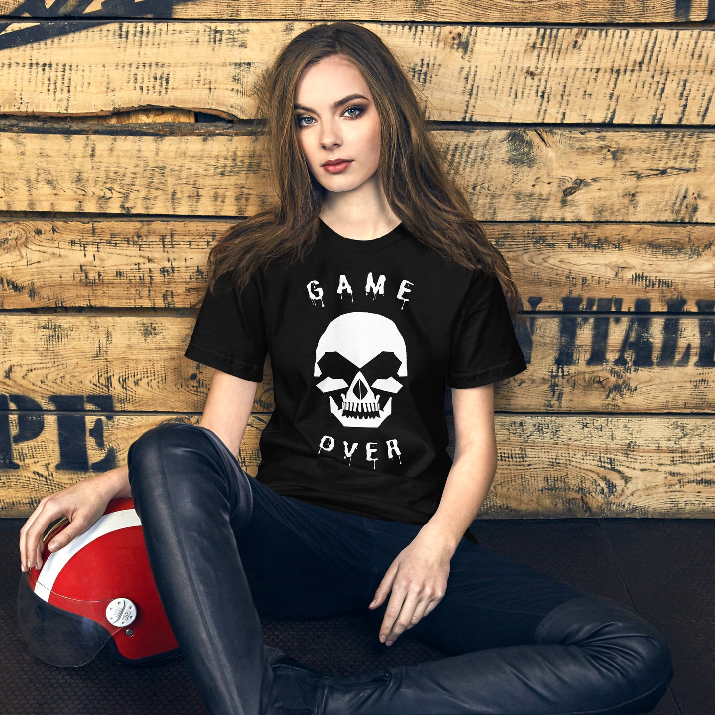 CALAVERA GAME OVER Unisex Short Sleeve T-Shirt