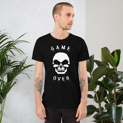 CALAVERA GAME OVER Unisex Short Sleeve T-Shirt