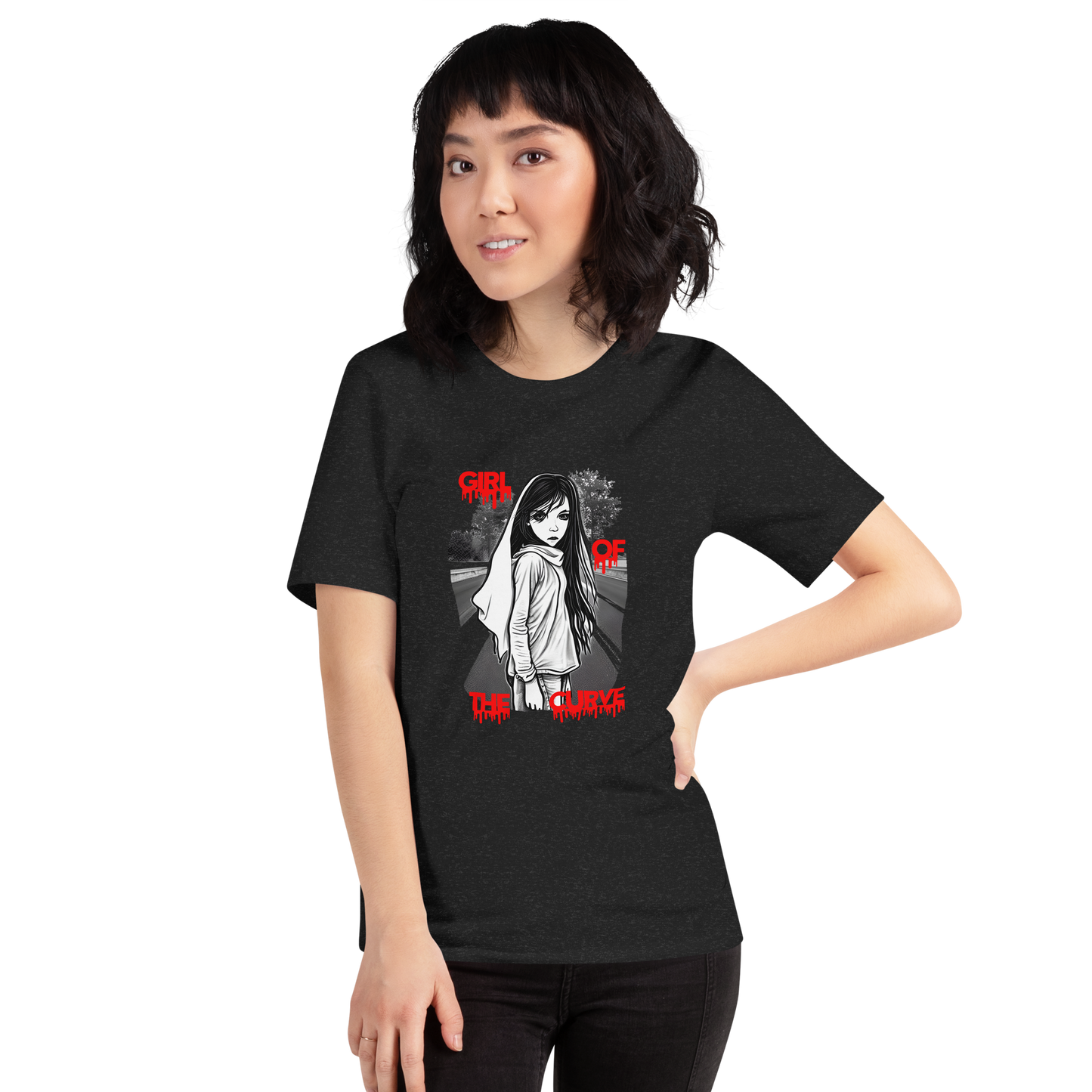 Girl of the Curve T-Shirt: Stylized Ghost