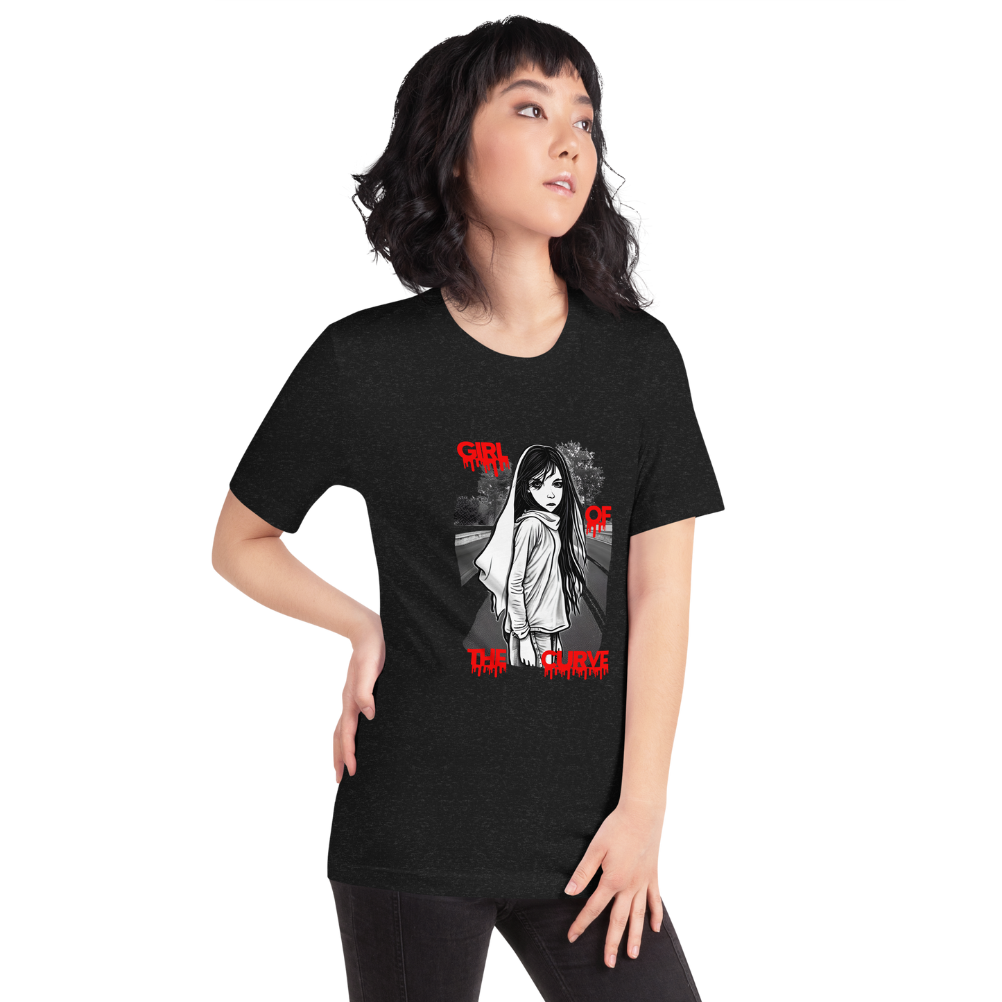 Girl of the Curve T-Shirt: Stylized Ghost