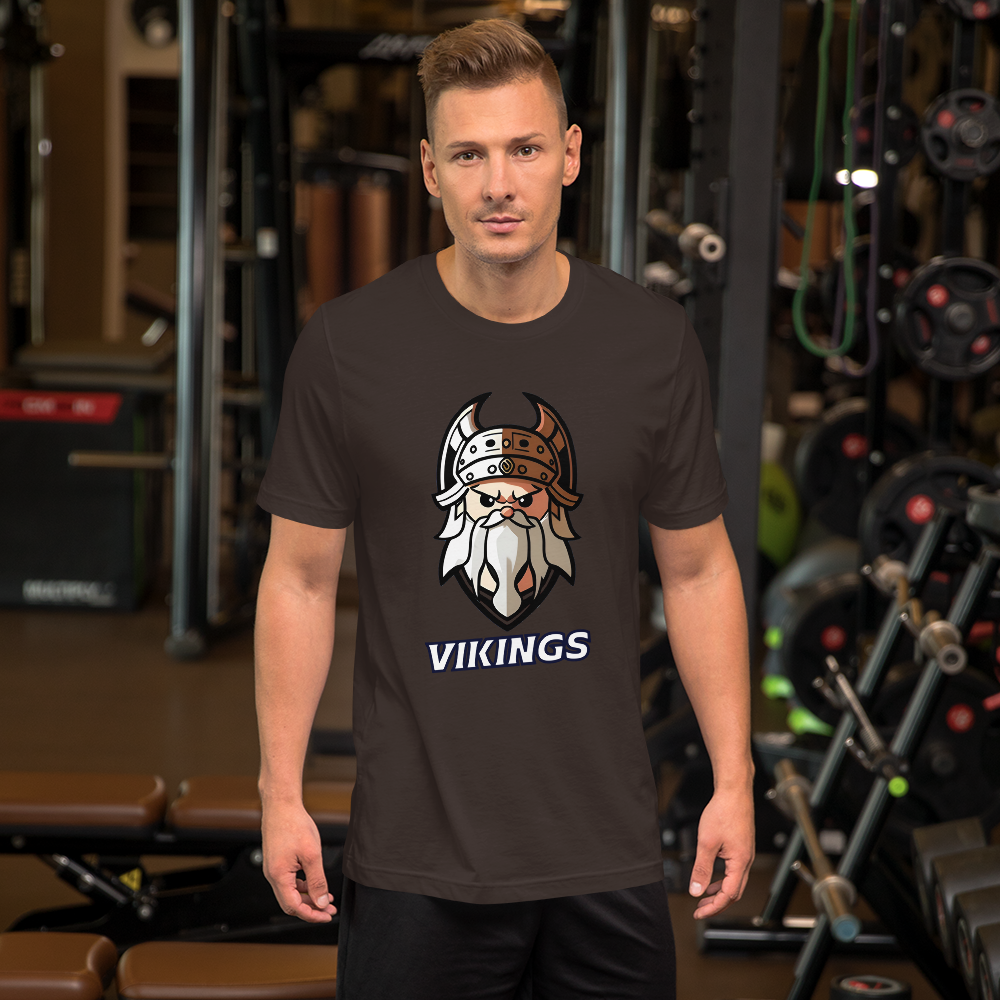 Camiseta, Vikingo, Diseño de camiseta, Moda nórdica, Estilo vikingo, Ropa temática, Moda guerrera, Atuendo con actitud, Diseño de vikingo, Ropa casual, Estampado de guerrero, Moda urbana, Ropa de declaración, Estilo distintivo, Diseño creativo, Ropa de vikingo, Atuendo inspirado, Moda expresiva, Streetwear, Moda original