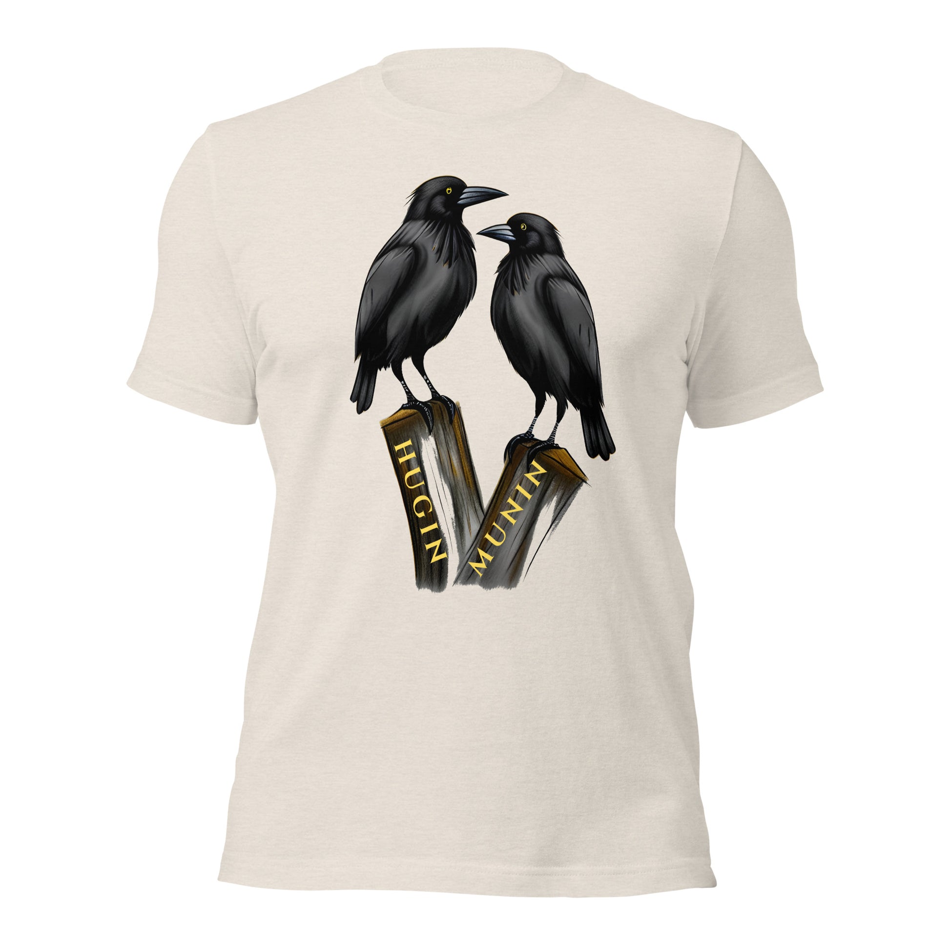 Camiseta, Cuervos, Hugin y Munin, Mitología nórdica, Odin, Diseño de cuervos, Estampado de animales, Moda temática, Leyenda nórdica, Atuendo con estilo, Moda mitológica, Ropa casual, Estilo único, Ropa de declaración, Moda urbana, Diseño de camiseta, Estampado de aves, Mensaje simbólico, Estilo escandinavo, Moda inspirada en la mitología