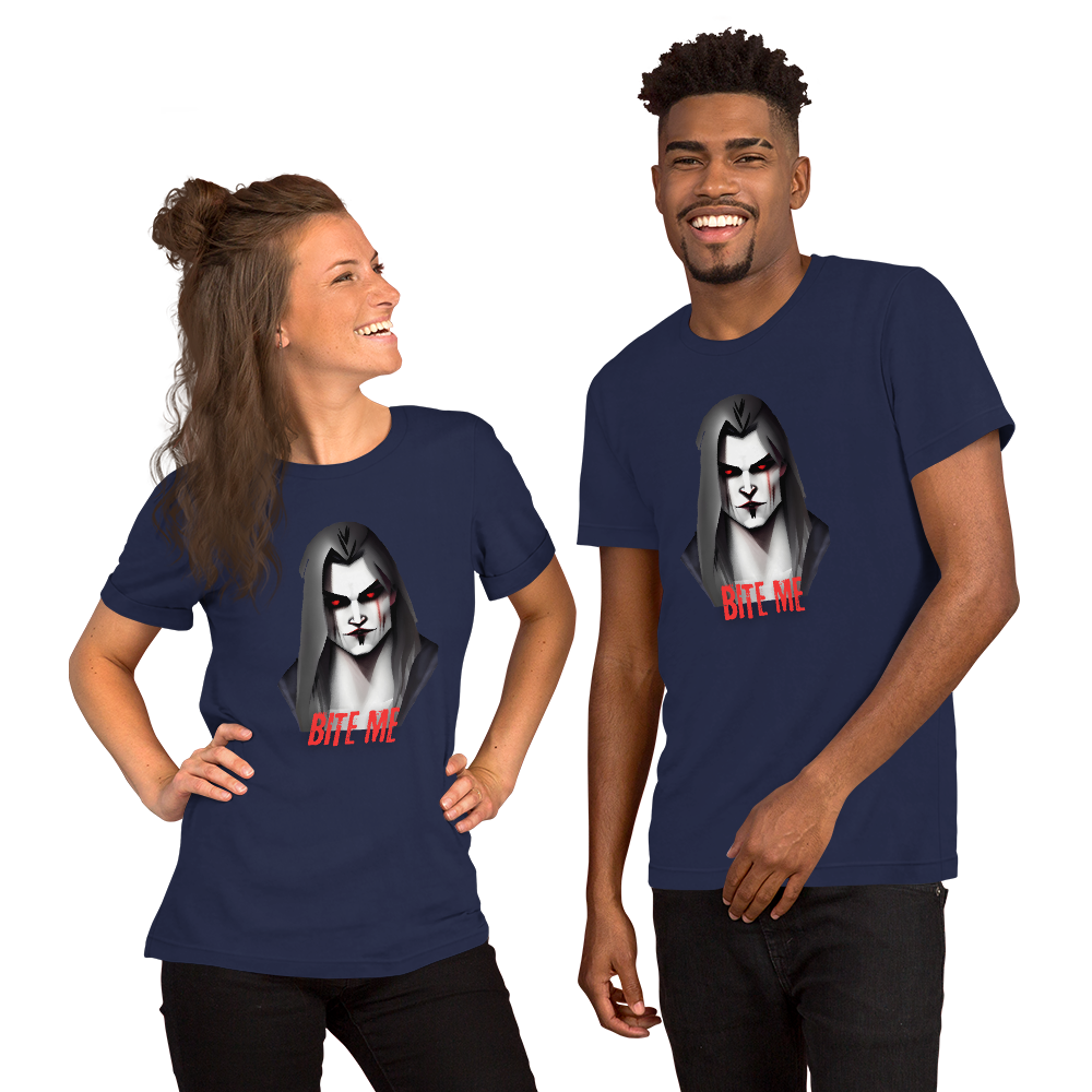 Vampire T-Shirt: Bite Mi! Bold Style