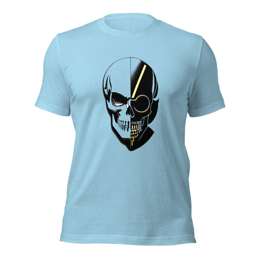 MITAD CALAVERA Camiseta de manga corta unisex