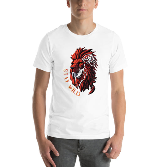 STAY WILD Camiseta de manga corta unisex